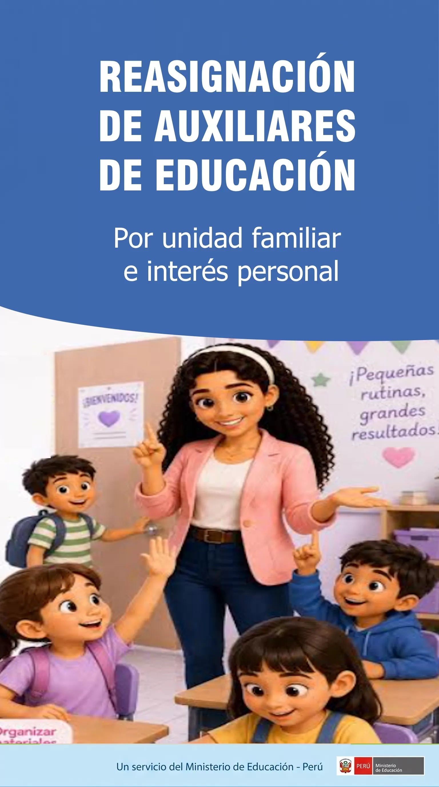 Reasignación Auxiliares de Educación 2026